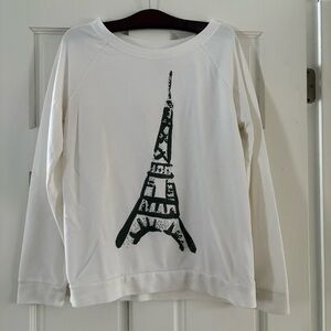 **3 for $20!!** LOFT Paris Eiffel Tower Gemstones Sweatshirt Medium